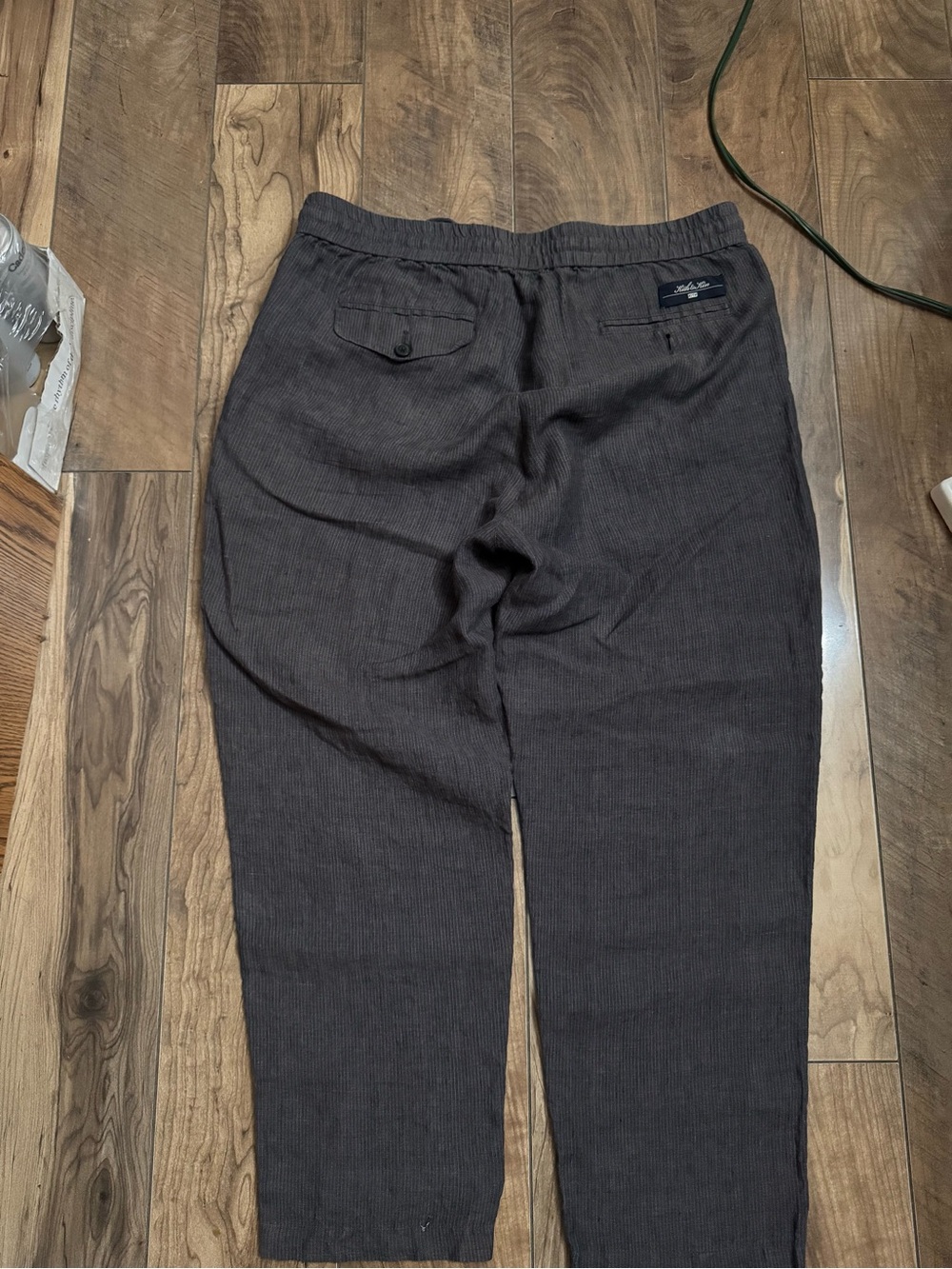 KITH PINSTRIPE LINEN ALMONT PANT - Picture 3 of 3